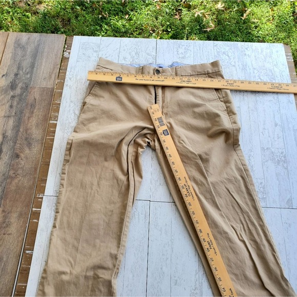 Tommy Hilfiger 33/34 (Cotton Khaki mens pants. 33 Inseam - Picture 3 of 8